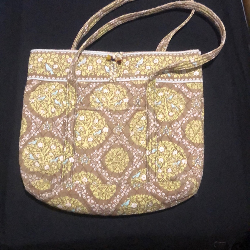 VERA BRADLEY BAG multi green tote bag - Picture 2 of 6